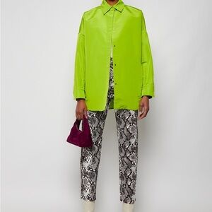 The Attico Tapered Snakeskin Pants Trousers Jeans‎ Sz IT 42  M